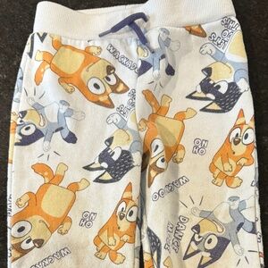 Blue 2t sweatpants blue with characters